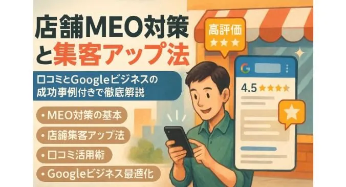 店meo対策の基本と店舗集客アップ法を徹底解説｜口コミ活用・Googleビジネス最適化の成功事例付き